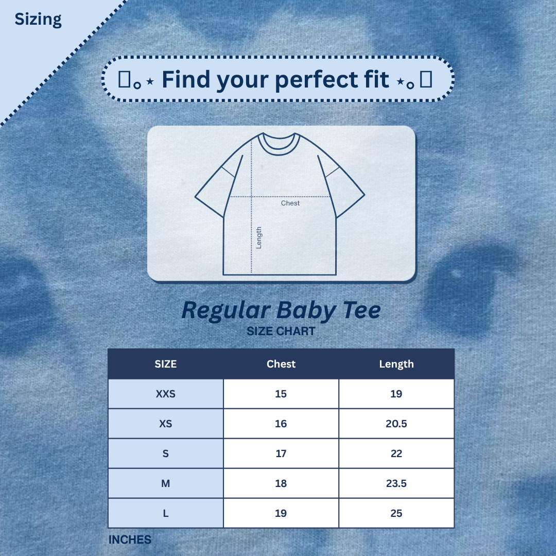 Fallen Fairy Sun Print Baby Tee