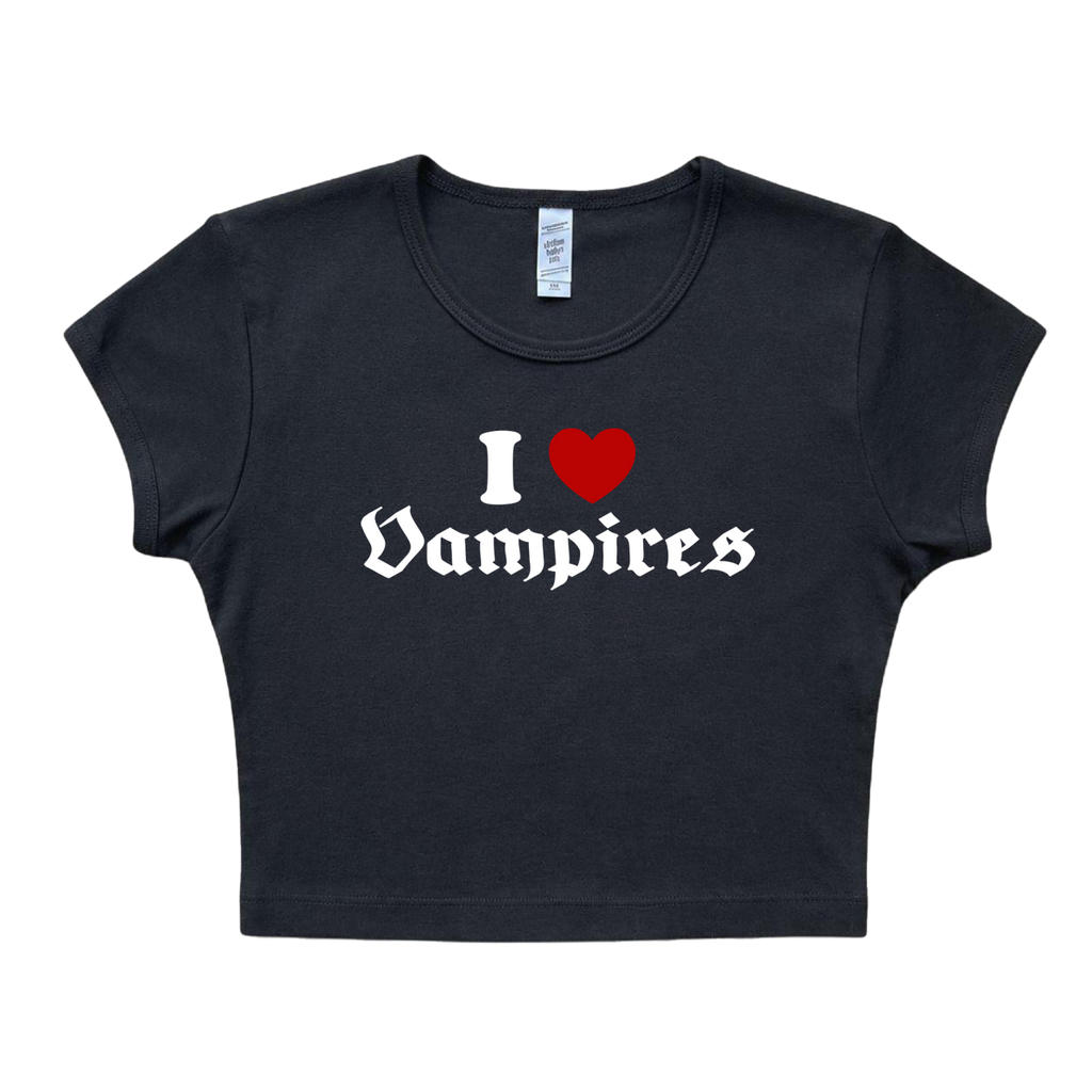 I Love Vampires Baby Tee