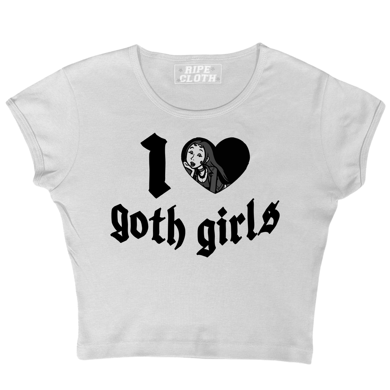 I Love  Goth Girls Baby Tee