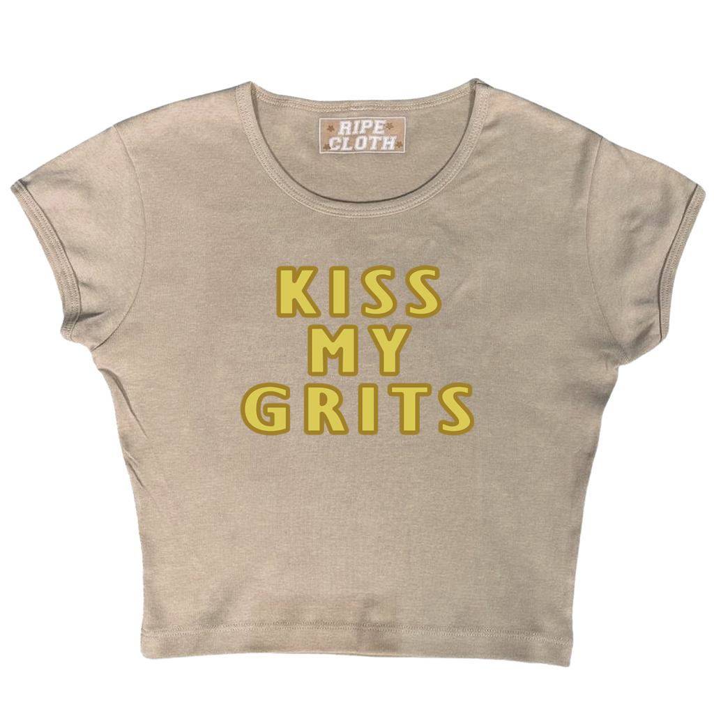 Kiss My Grits Baby Tee
