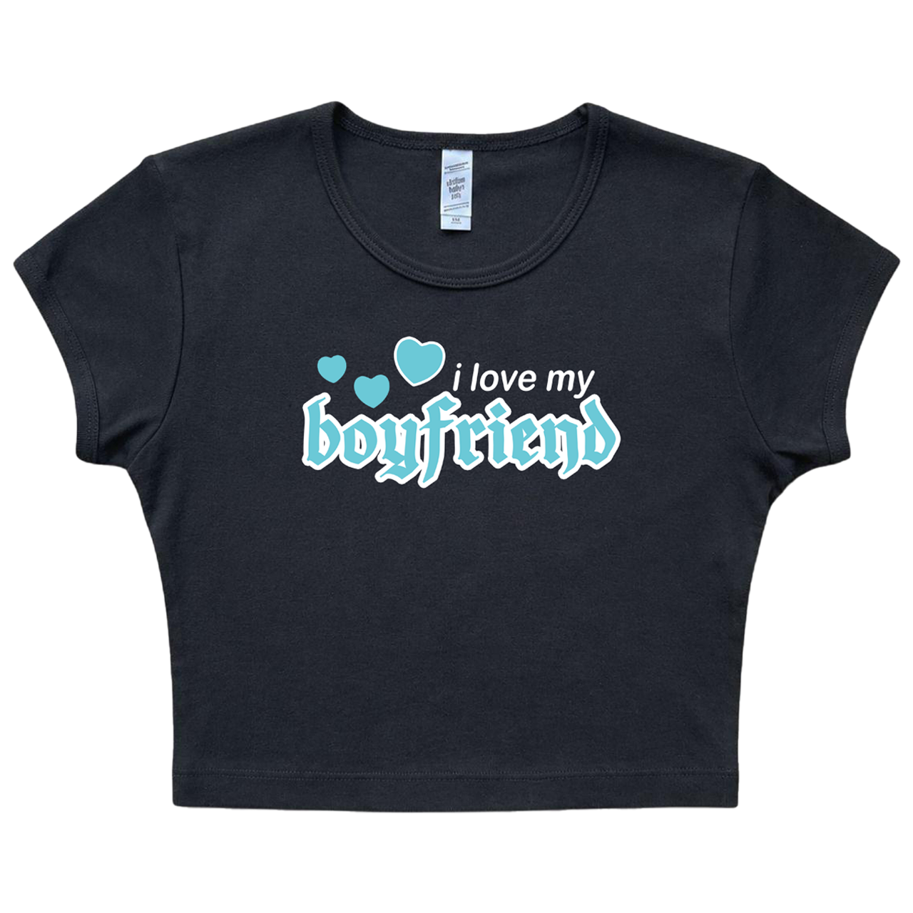 I Love My Boyfriend Baby Tee
