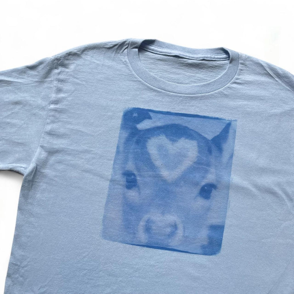 Fawn Heart Sun Print Baby Tee