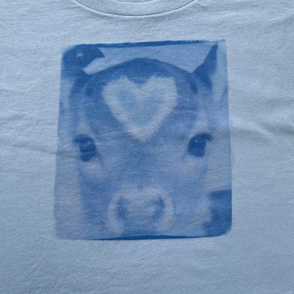 Fawn Heart Sun Print Baby Tee