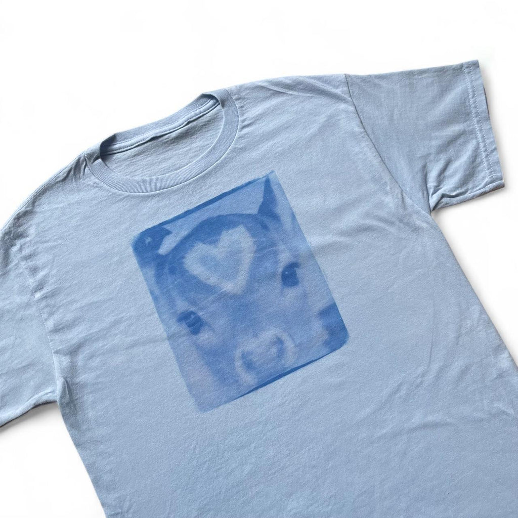 Fawn Heart Sun Print Baby Tee
