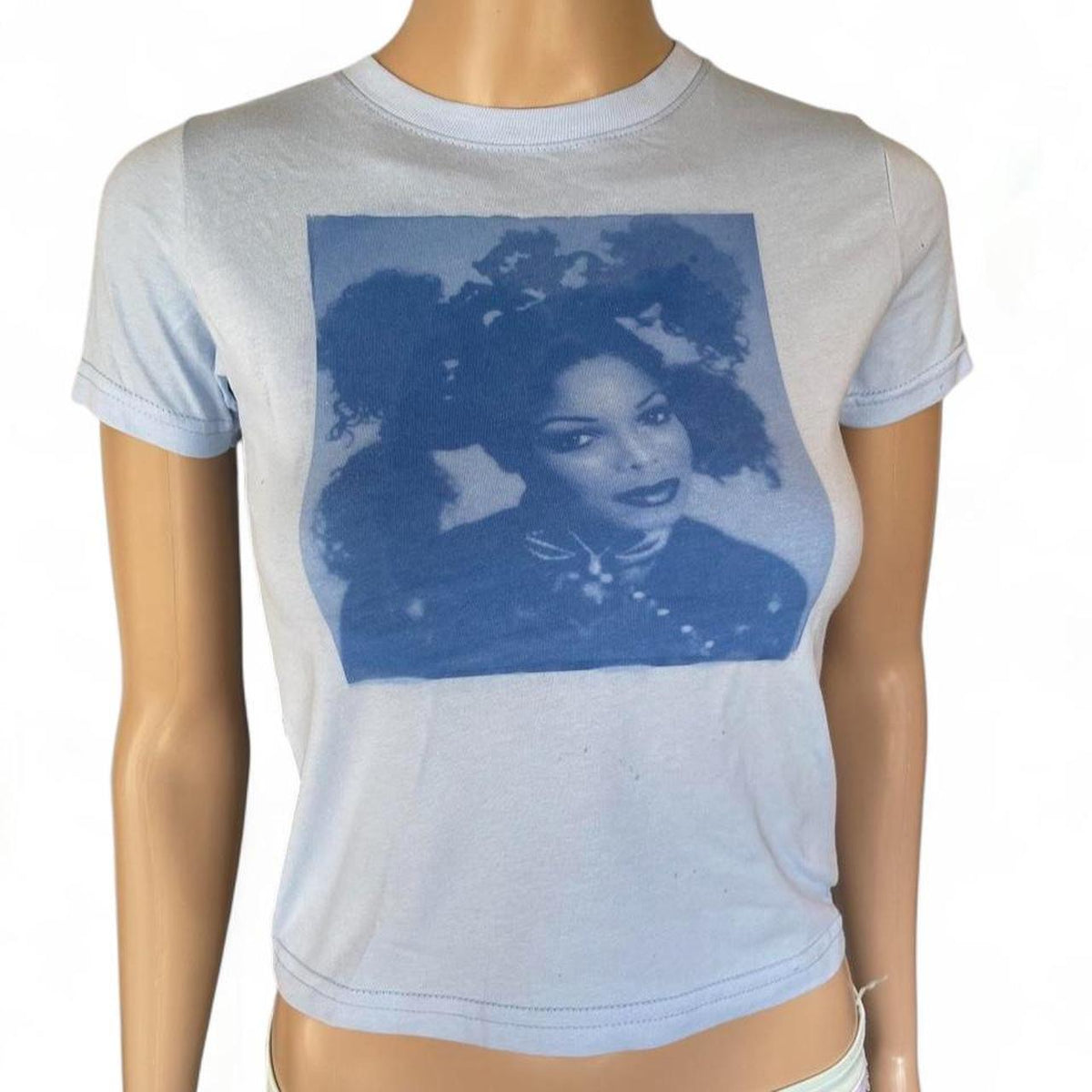 Janet 90s Sun Print Baby Tee