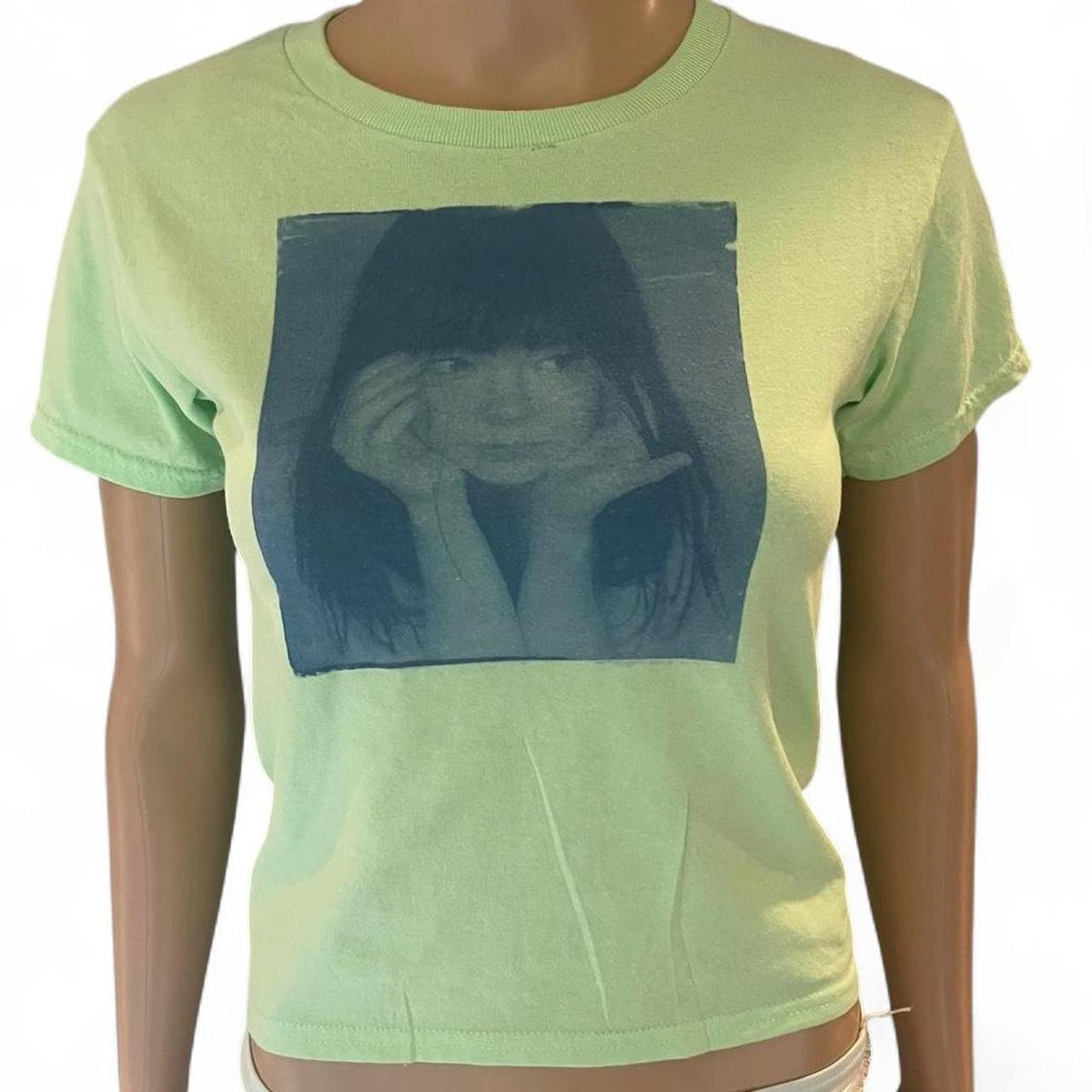 Bjork Mint Sunprint Baby Tee