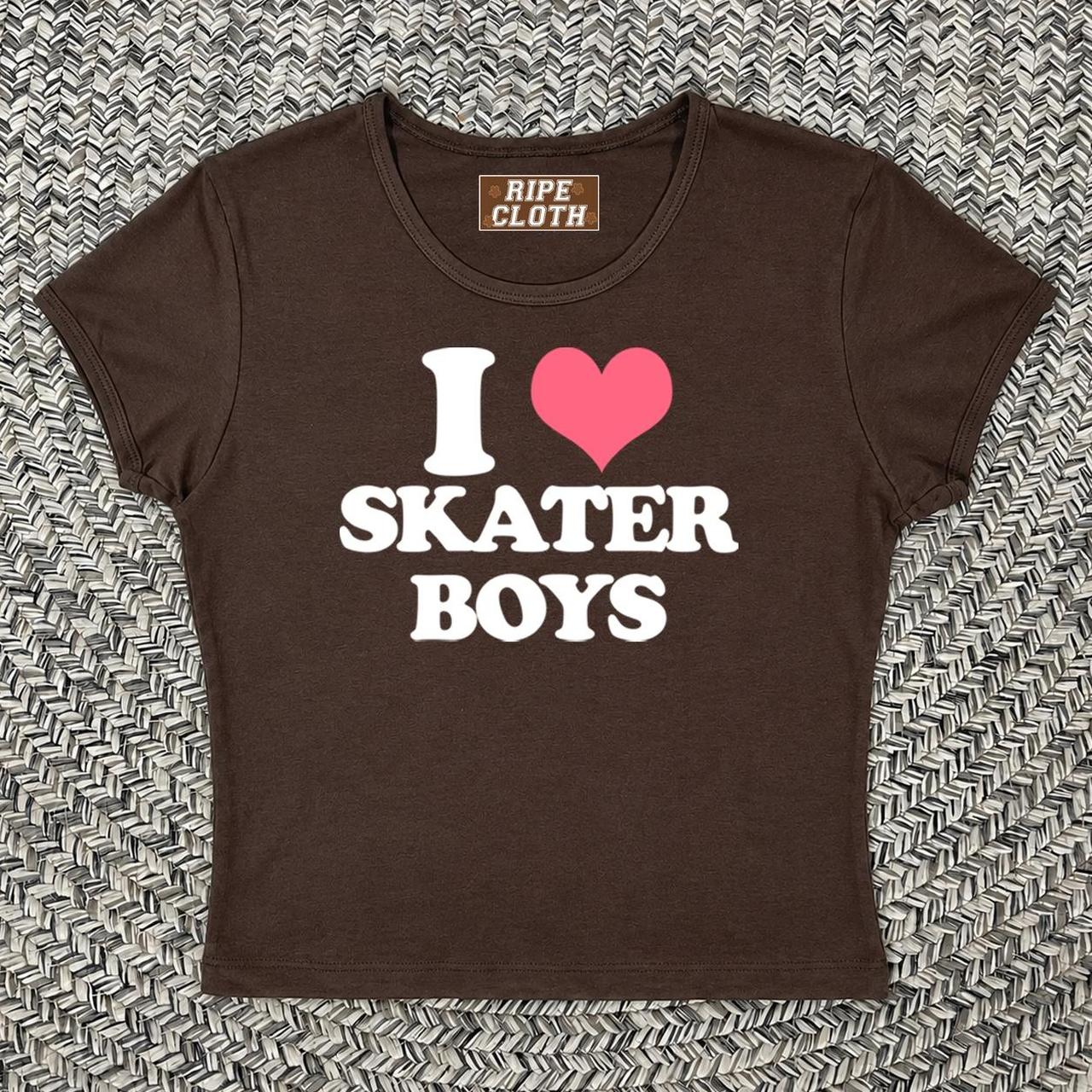 I Heart Skater Boys - Brown