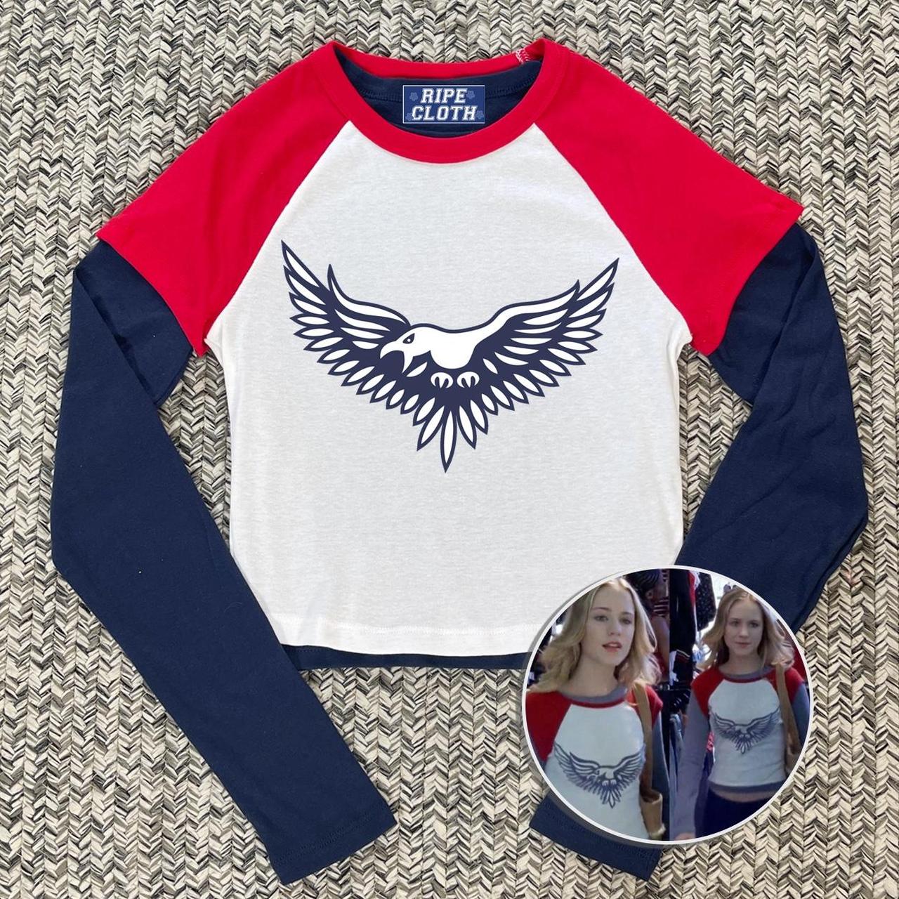 Tracy's Eagle Raglan Baby Tee