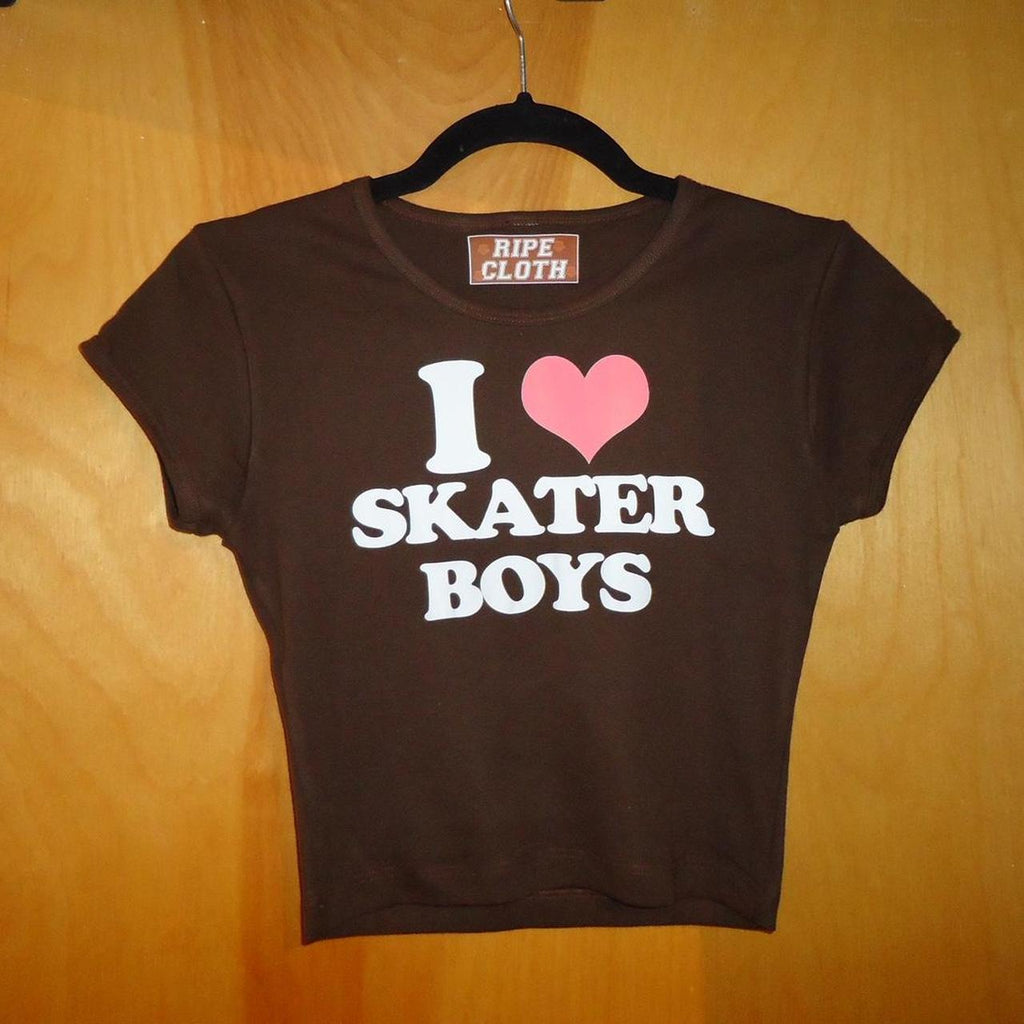 I Heart Skater Boys Baby Tee